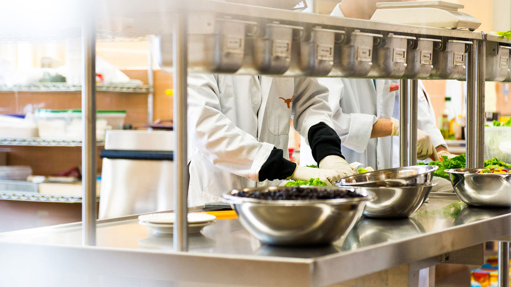 Students in a Kitchen Laboratory