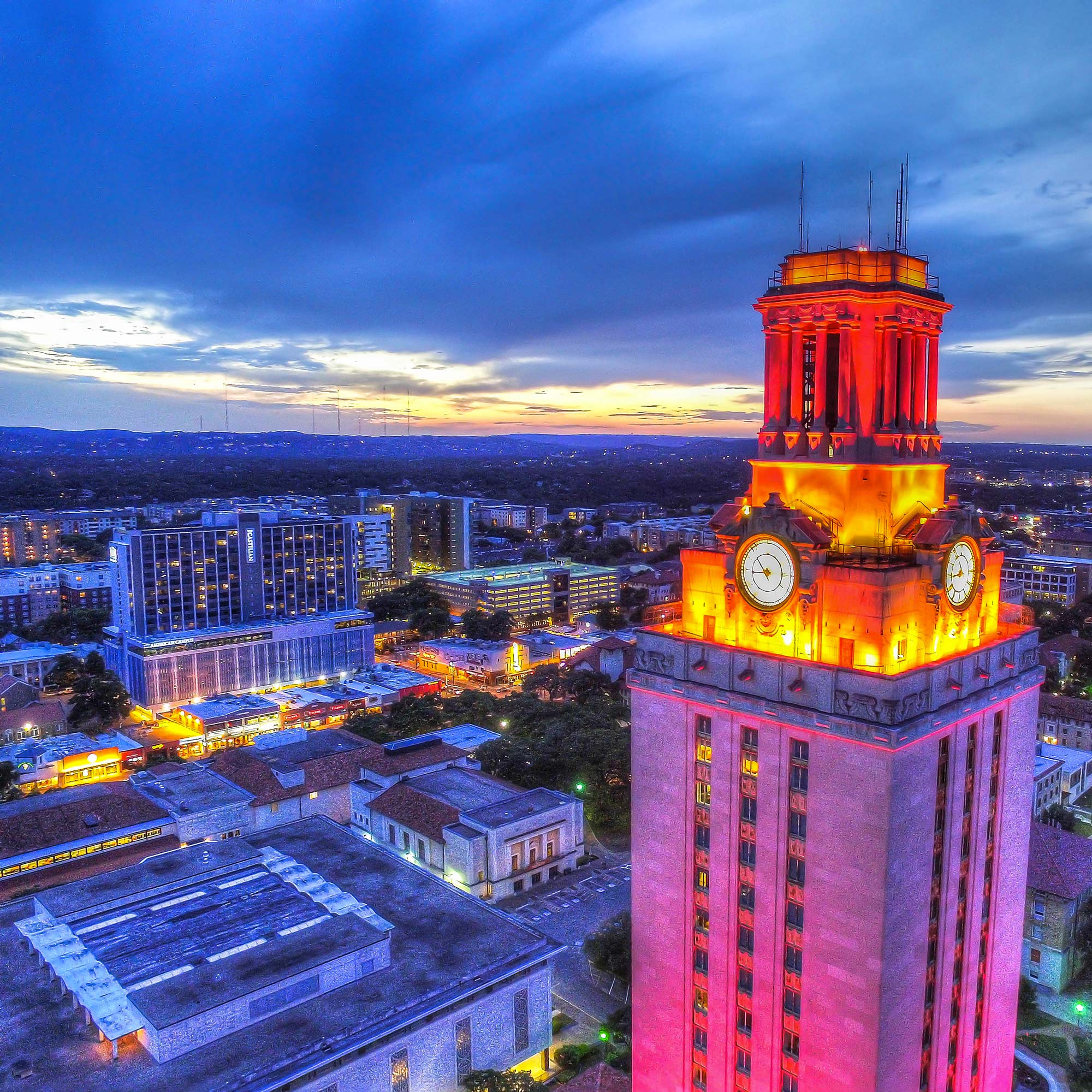UT Tower at Twilight